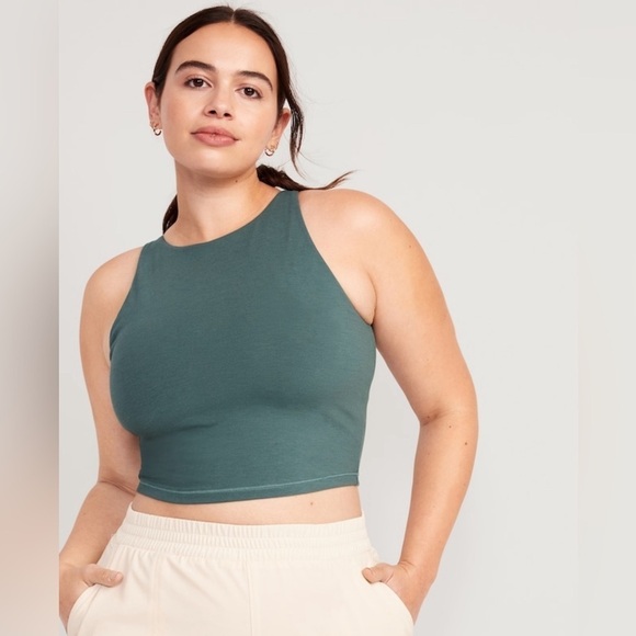 NWT! Jade Shadow Light Support PowerChill Longline Sports Bra Tank - Multiple 🤎 - Picture 2 of 11
